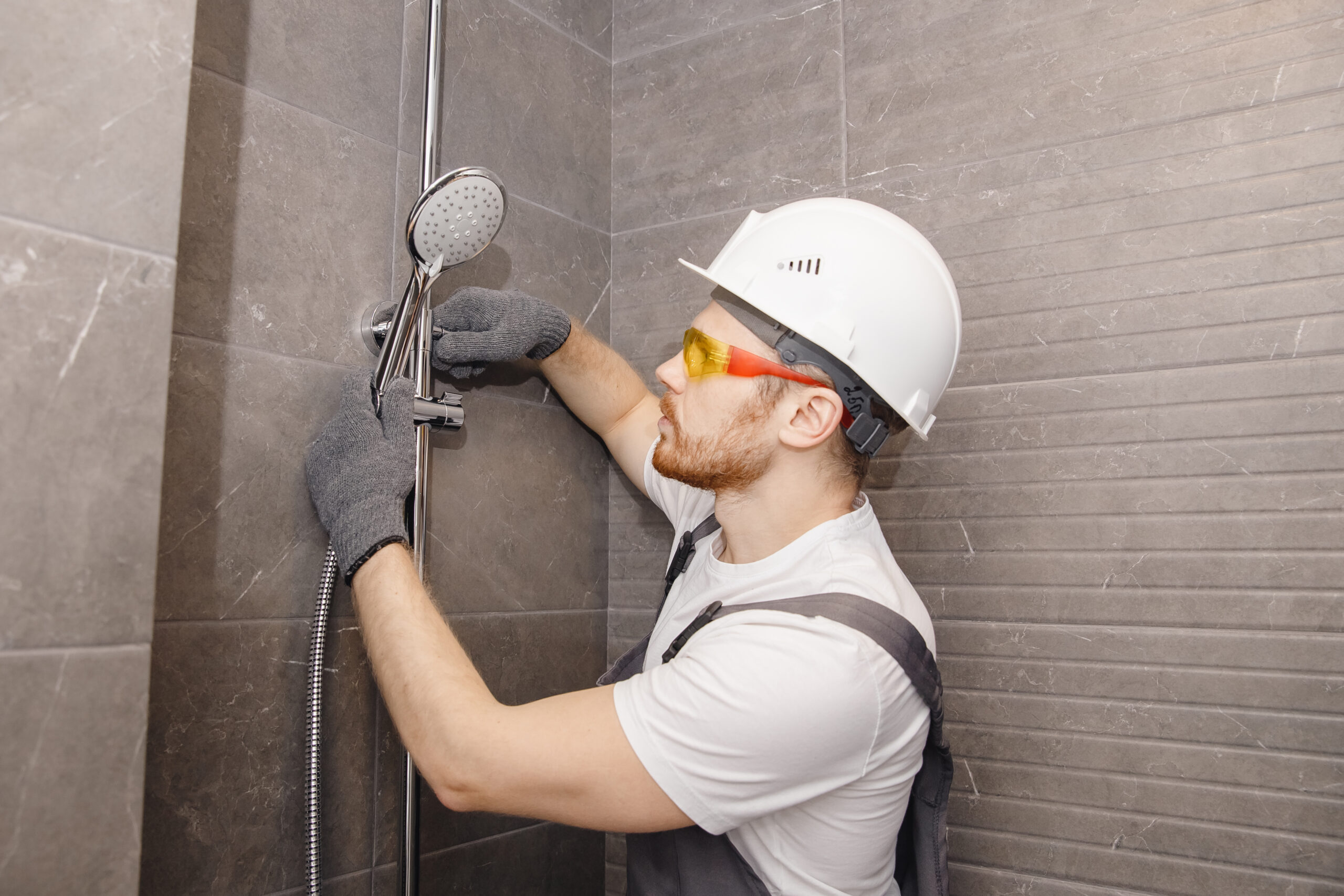 photo plombier douche salle bain