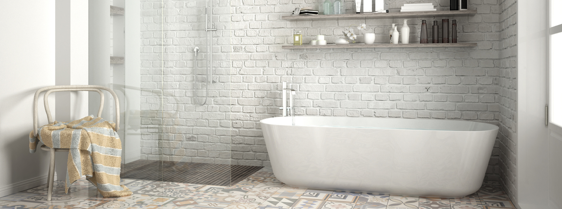photo salle bain vintage
