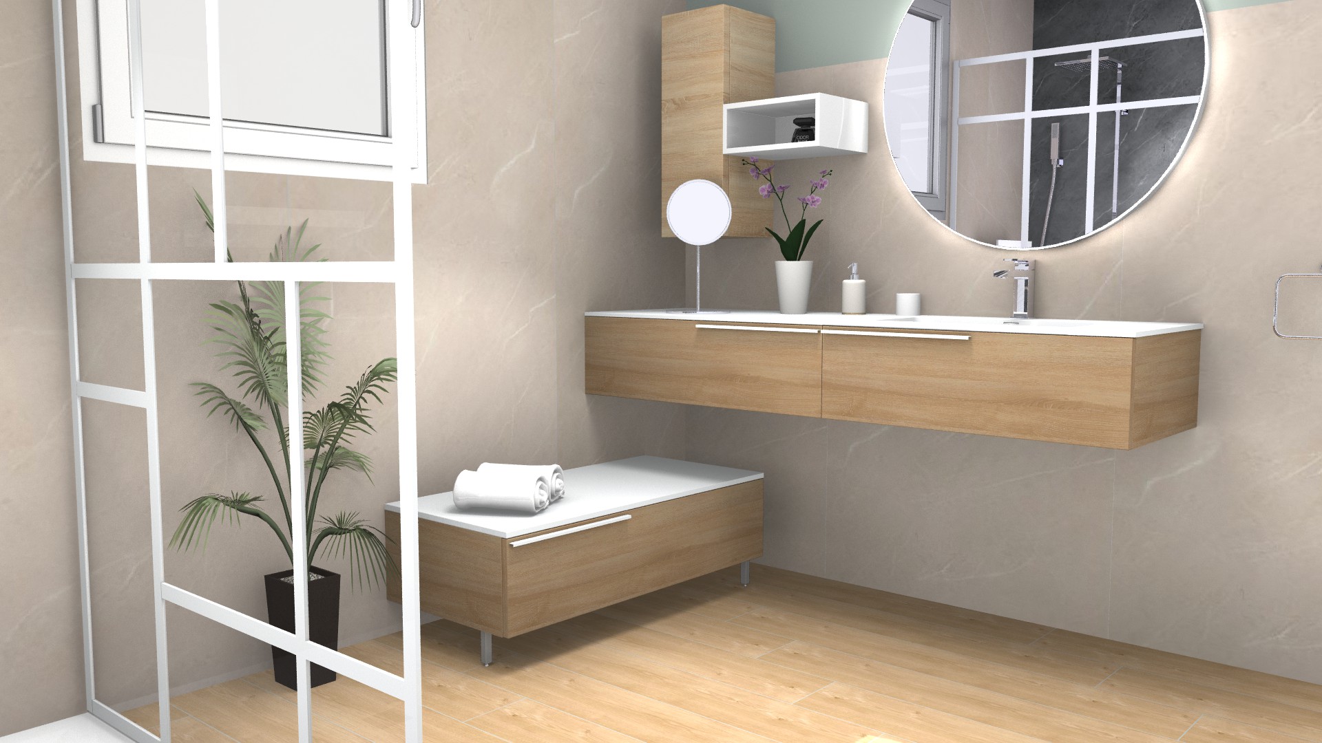 salle bain astucieuse moderne mobilier 3d s2ed poitiers