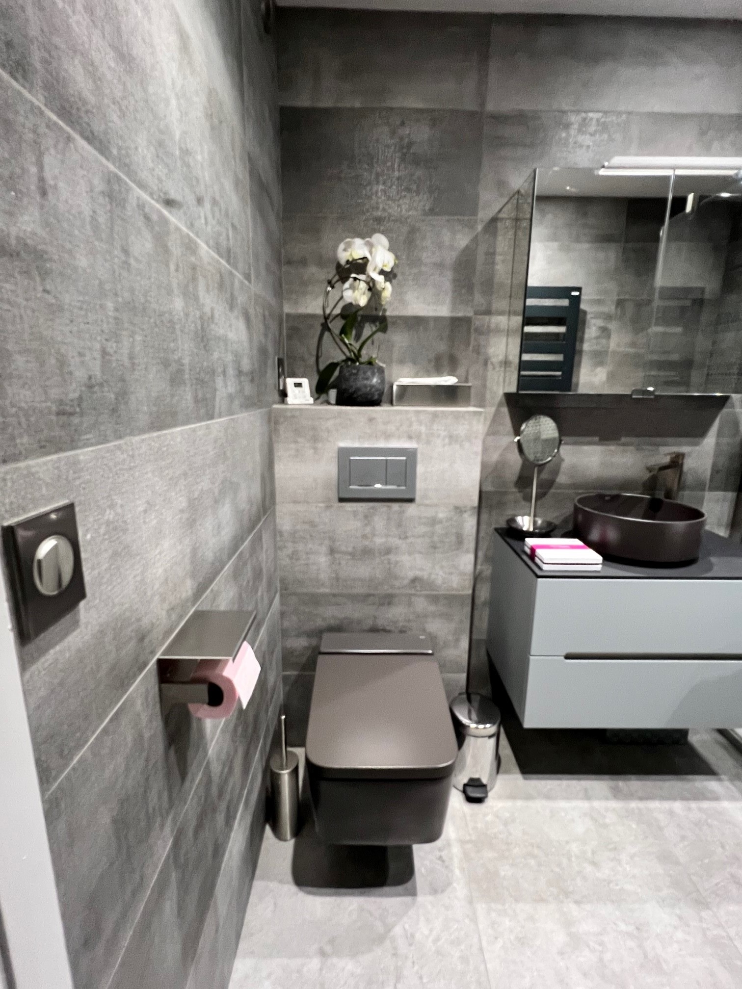 salle bain sur mesure moderne wc apres Dalmasso Antibes