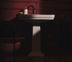 Lavabo vasque salle bain art deco Ideal Standard