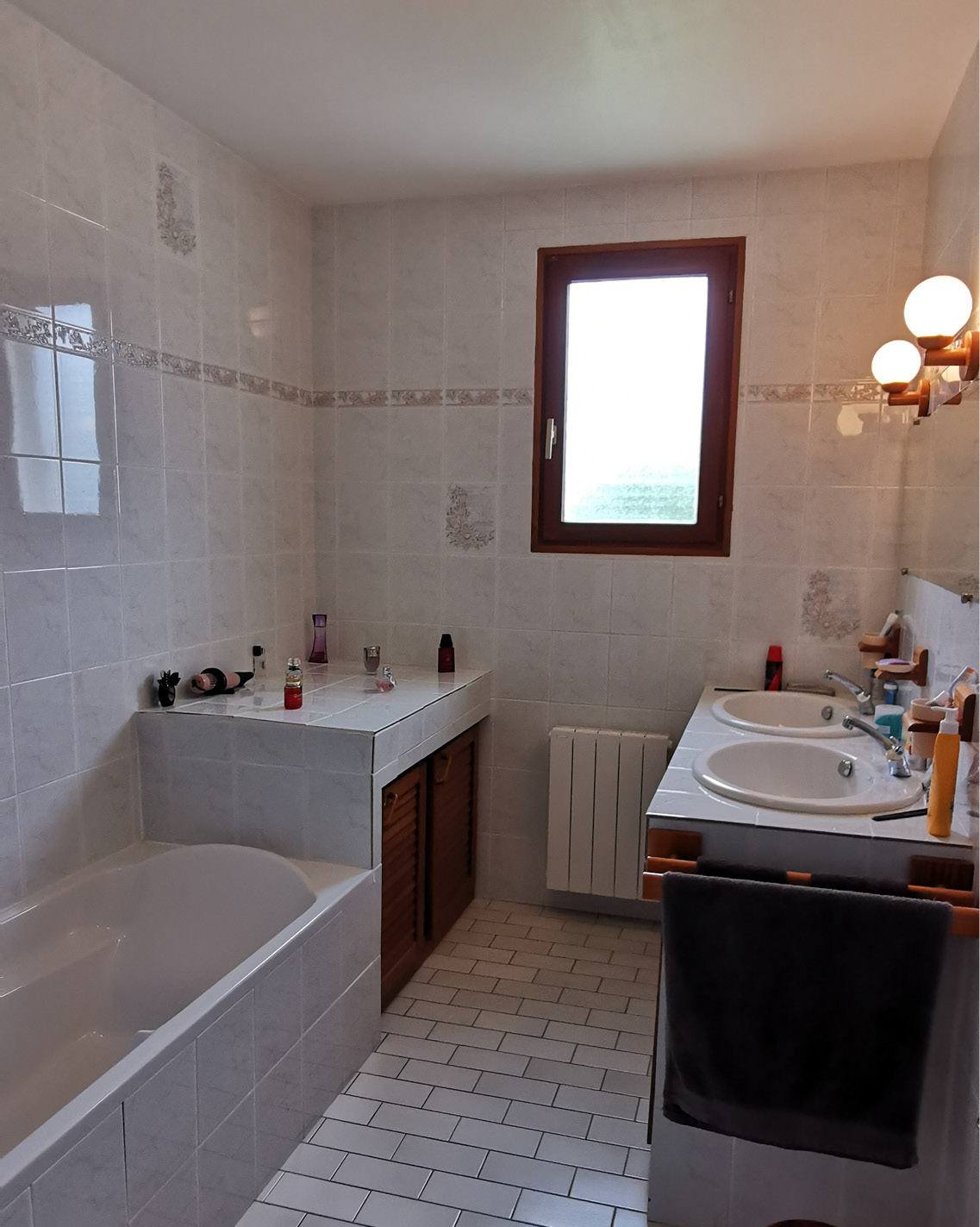 renovation salle bain baignoire avant