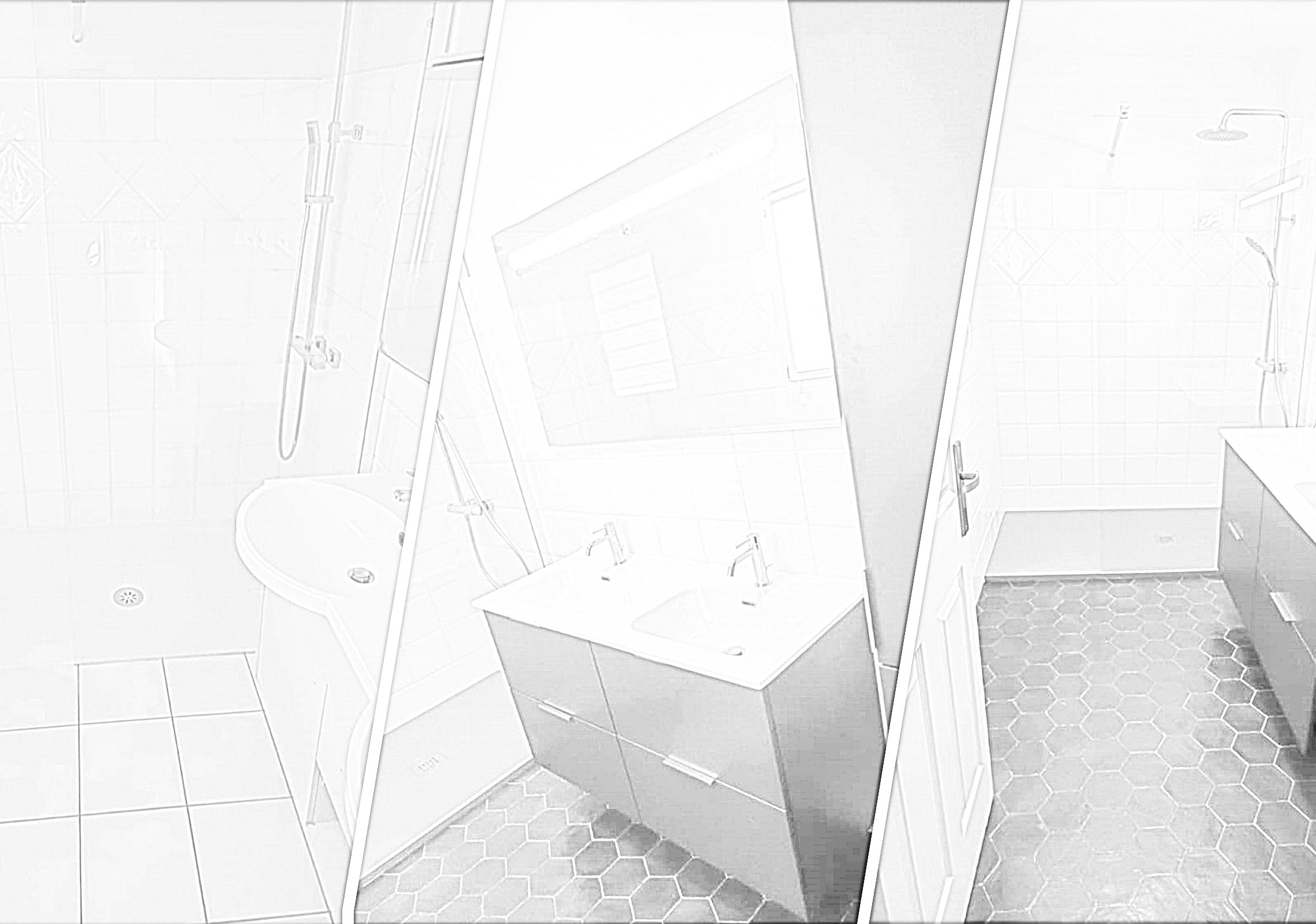 projet rénovation salle eau contemporaine travaux plan 3D bailloeuil Perpignan