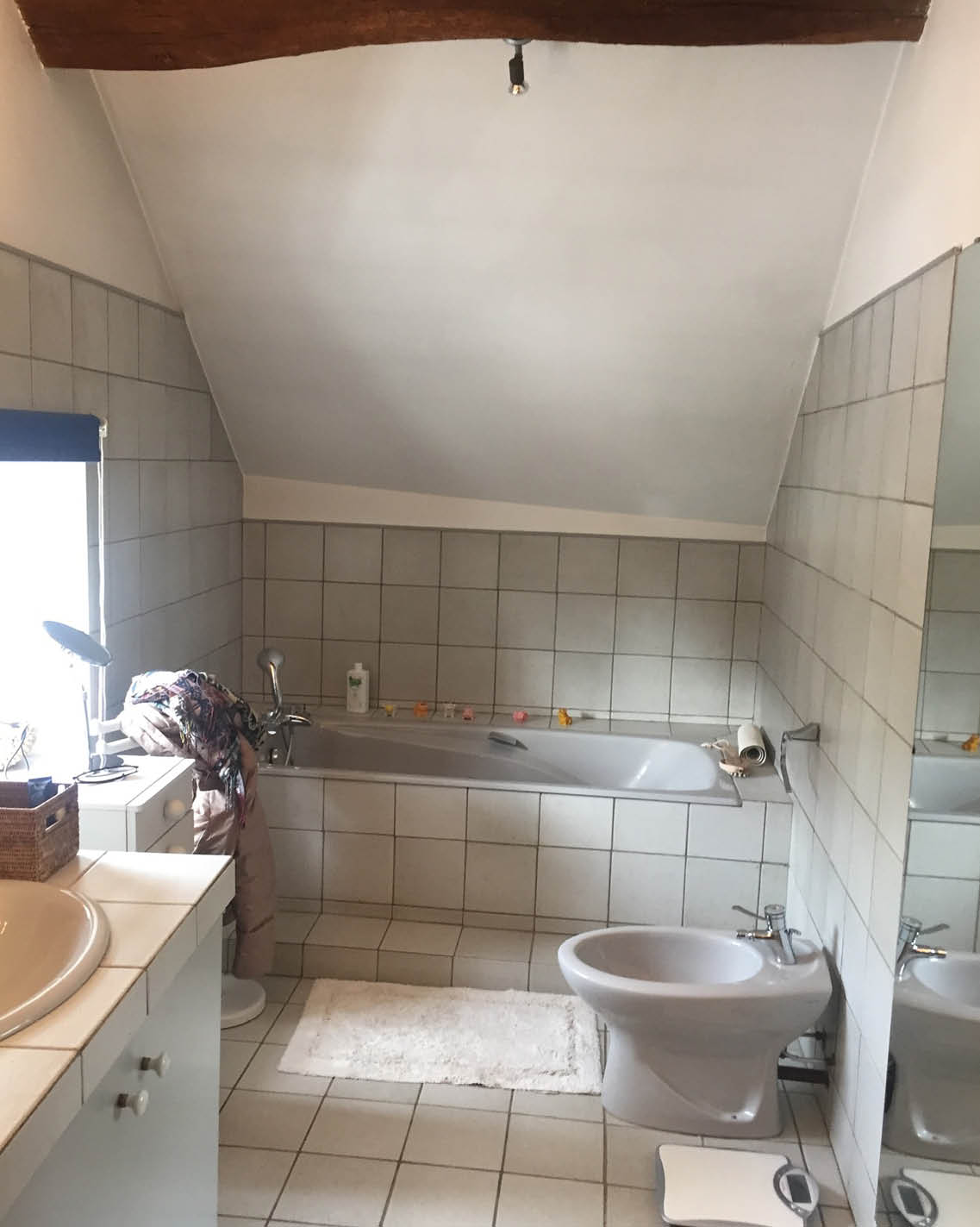 Projet rénovation salle de bain douche avant 1