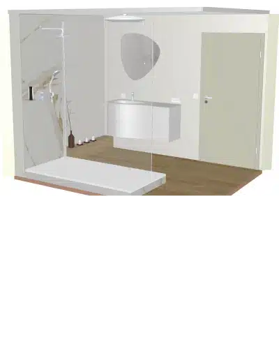 projet-renovation-salle-bain-douche-BAILLOEUIL-APRES-PLAN-3D salle de bains classique art déco par Bailloeuil sur Perpignan (66), image 3D