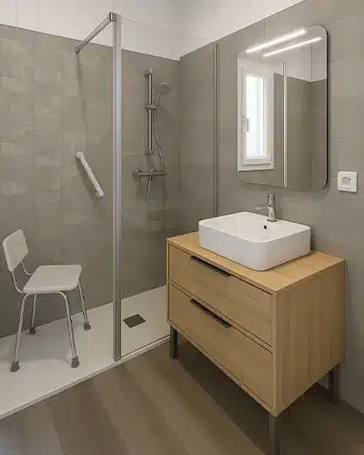 projet-renovation-salle-bains-douche-DUPRE-3D Projet rénovation salle de bain douche 3D