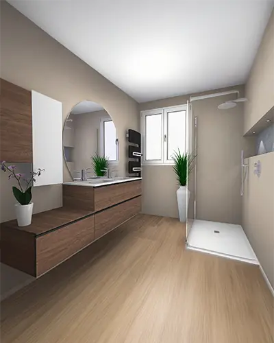 ok 3D SDB 400x500px salle de bains chic et contemporaine par S2ED sur Poitiers (86), image 3D