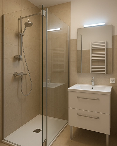 rénovation salle de bain, par Dalmasso sur Antibes (06), image 3D