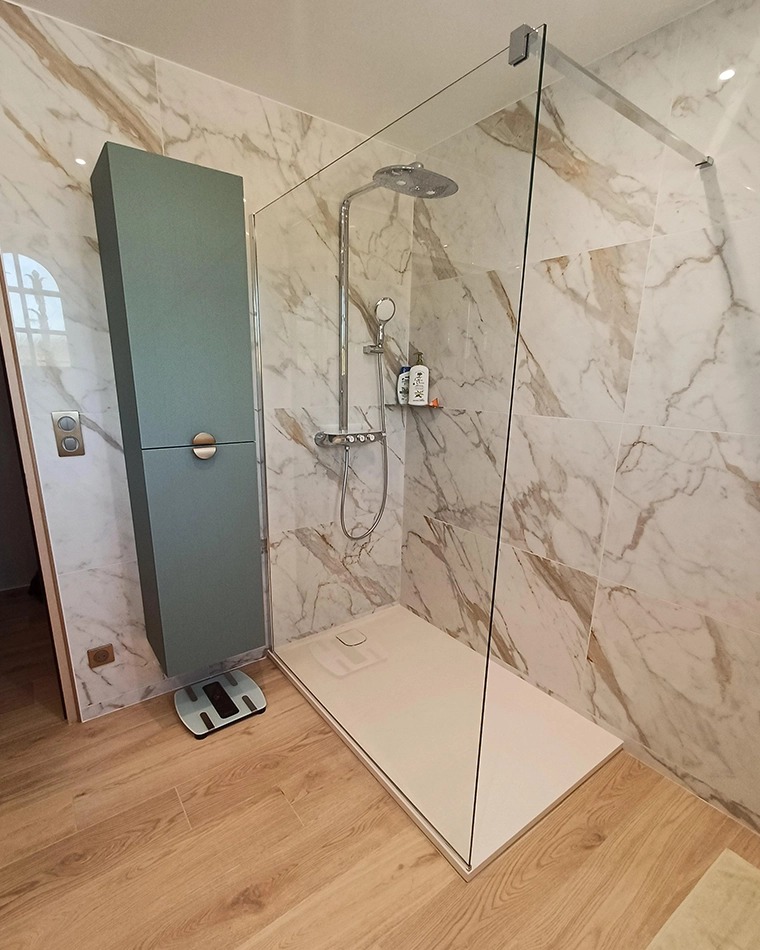 projet-renovation-salle-bains-douche-BAILLOEUIL-APRES salle de bains classique art déco par Bailloeuil sur Perpignan (66), photo après