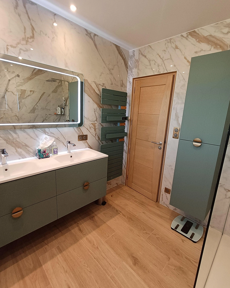 projet-renovation-salle-bains-douche-BAILLOEUIL-APRES salle de bains classique art déco par Bailloeuil sur Perpignan (66), photo après