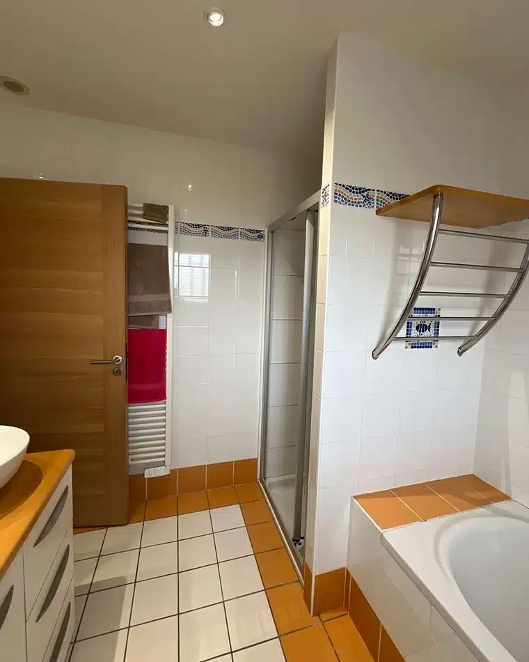 projet-renovation-salle-bains-douche-Leveque-Avant Projet rénovation salle de bain douche avant