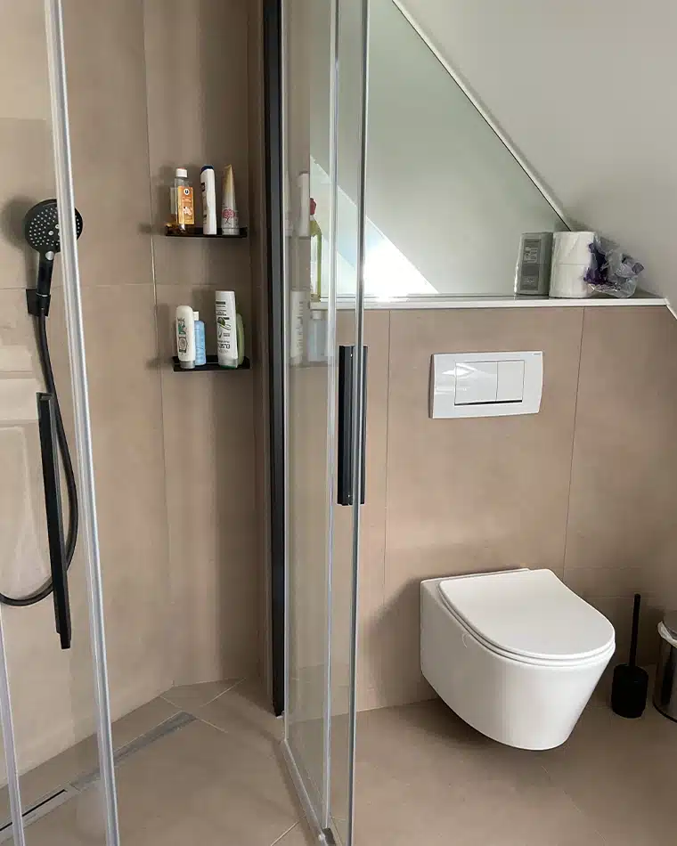 Rénovation complète d'une salle de bain dans un style Nature Zen dans le Haut-Rhin (68) image 3D