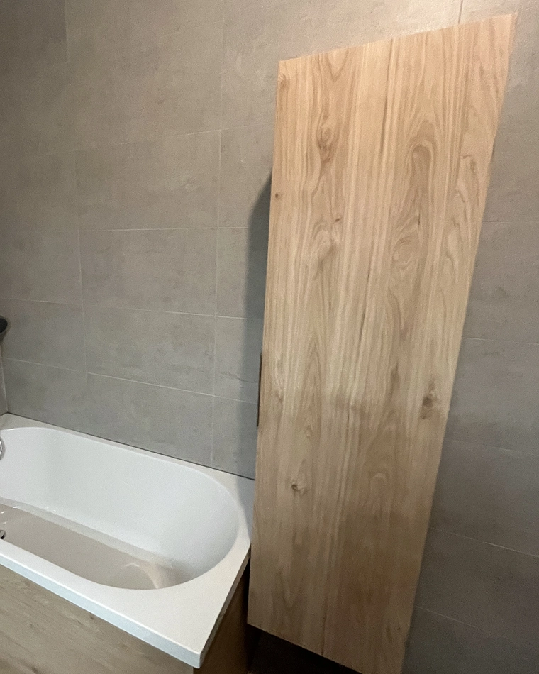renovation salle bain miroir LED