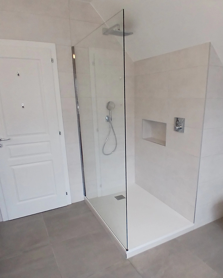 Rénovation complète d'une salle de bain dans un style Nature Zen dans le Haut-Rhin (68) photo après