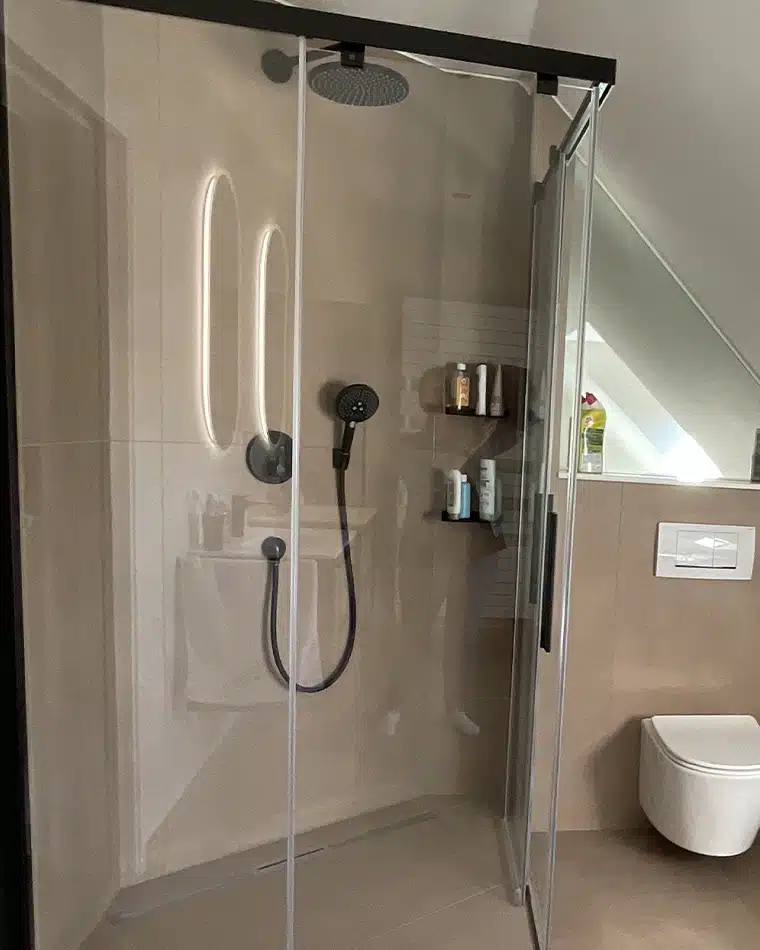 Rénovation complète d'une salle de bain dans un style Nature Zen dans le Haut-Rhin (68) photo après