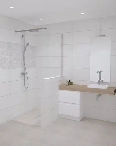 Rénovation complète d'une salle de bains par Myotte dans le Doubs (25), image 3D