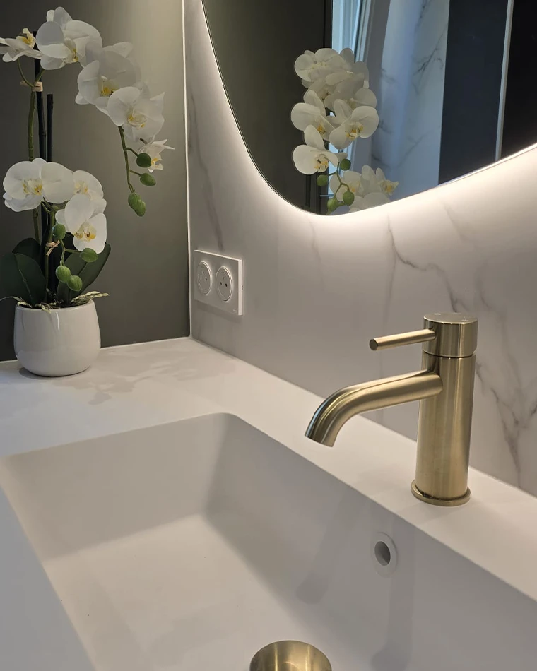 renovation salle bain receveur colonne douche